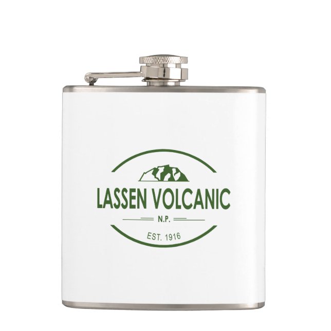 Lassen Volcanic National Park Flask (Front)