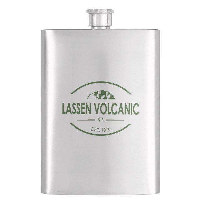 Lassen Volcanic National Park Flask (Front)