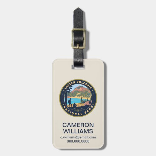 Lassen Volcanic National Park Luggage Tag