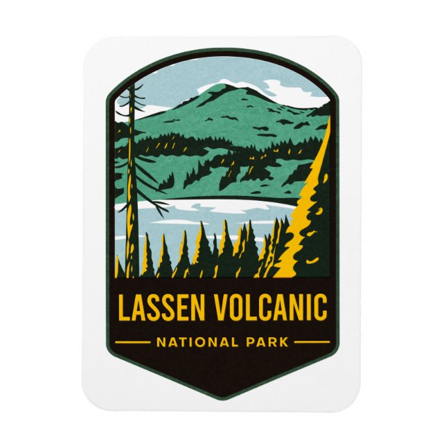 Lassen Volcanic National Park Magnet (Vertical)