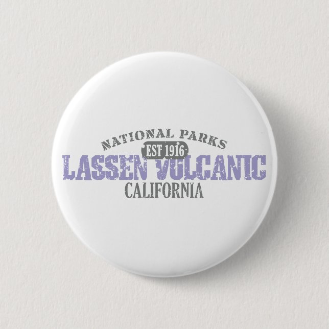 Lassen Volcanic National Park Pinback Button (Front)