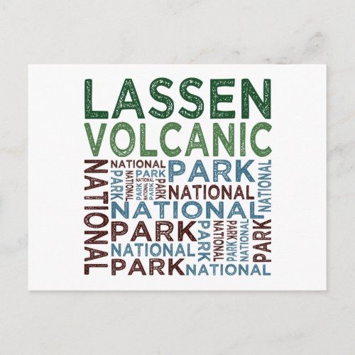 Lassen Volcanic National Park Postcard