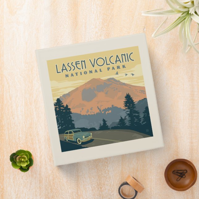 Lassen Volcanic National Park | Road Trip 3 Ring Binder (In Situ)
