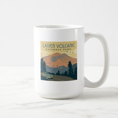 Lassen Volcanic National Park  Road Trip Coffee Mug