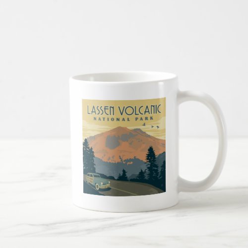 Lassen Volcanic National Park  Road Trip Coffee Mug