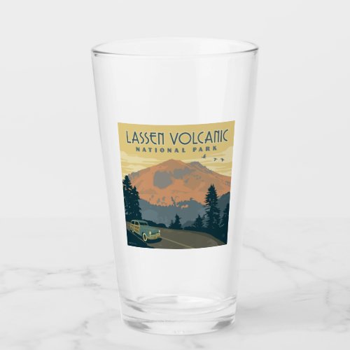 Lassen Volcanic National Park  Road Trip Glass