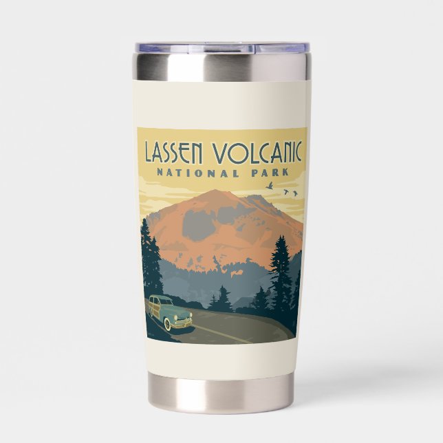 Lassen Volcanic National Park | Road Trip Insulated Tumbler (Front)