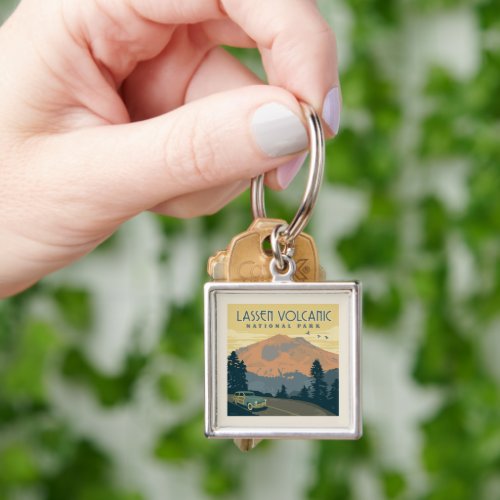 Lassen Volcanic National Park  Road Trip Keychain