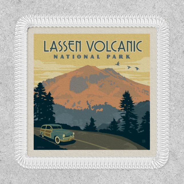 Lassen Volcanic National Park | Road Trip Patch (Front)