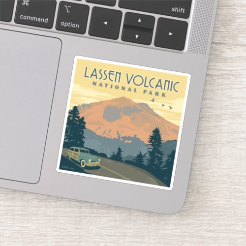 Lassen Volcanic National Park  Road Trip Sticker