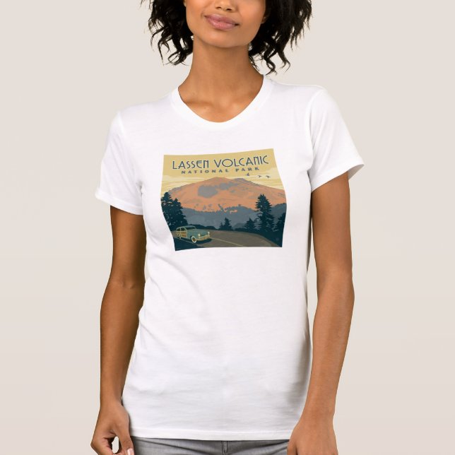 Lassen Volcanic National Park | Road Trip T-Shirt (Front)