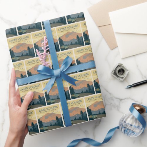 Lassen Volcanic National Park  Road Trip Wrapping Paper