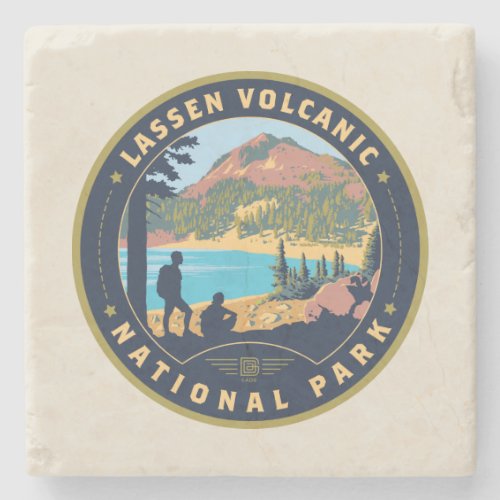 Lassen Volcanic National Park Stone Coaster