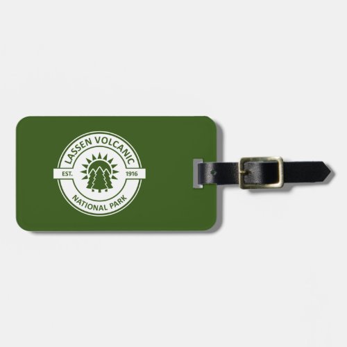 Lassen Volcanic National Park Sun Trees Luggage Tag