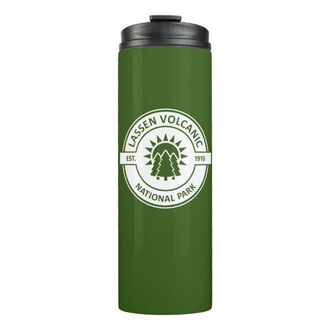 Lassen Volcanic National Park Sun Trees Thermal Tumbler (Front)