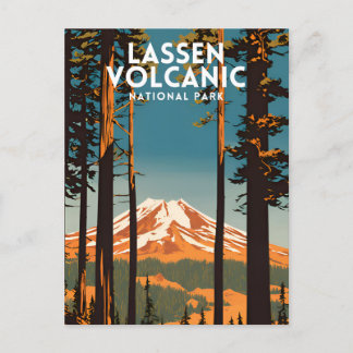 Lassen Volcanic National Park Vintage Postcard