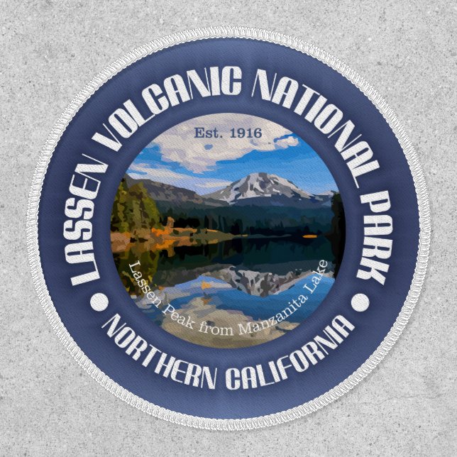 Lassen Volcanic National  Patch (Front)