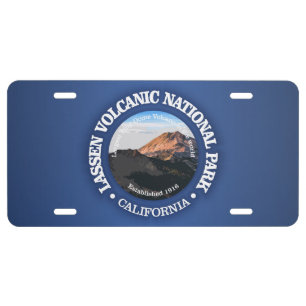 Lassen Volcanic (NP2) License Plate