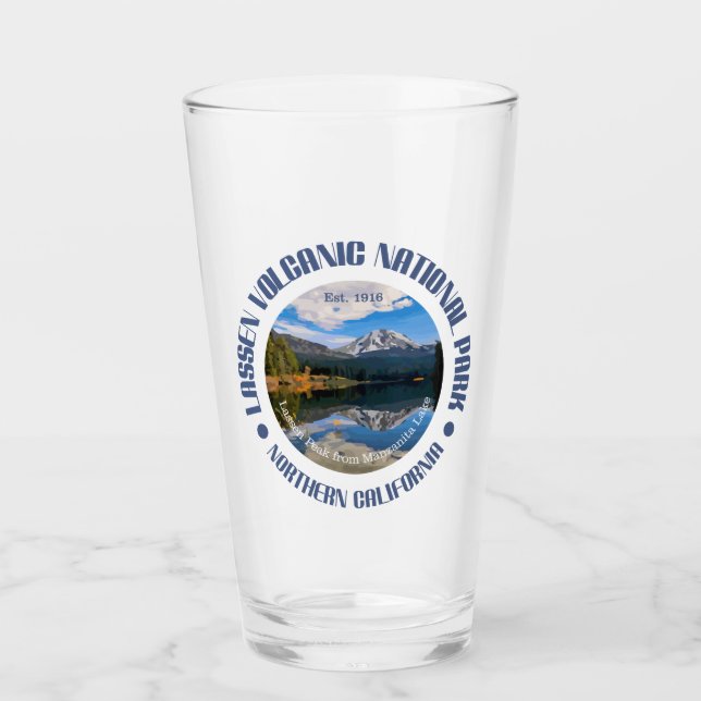 Lassen Volcanic NP Glass (Front)