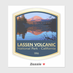 Lassen Volcanic NP (PF1) Sticker