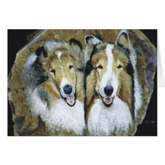 "Lassie and Lad" Cards (Front Horizontal)