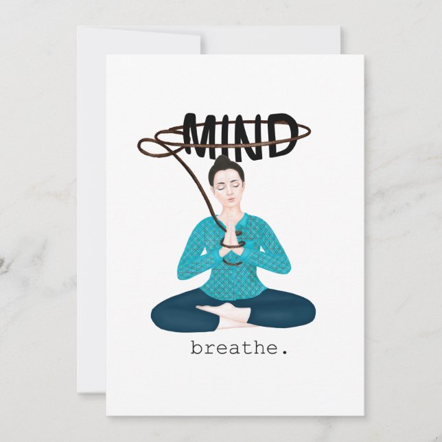 lasso your mind thank you card (Front)