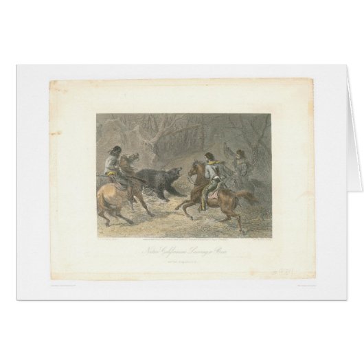 Lassoing a Bear (1178A) Cards (Front Horizontal)