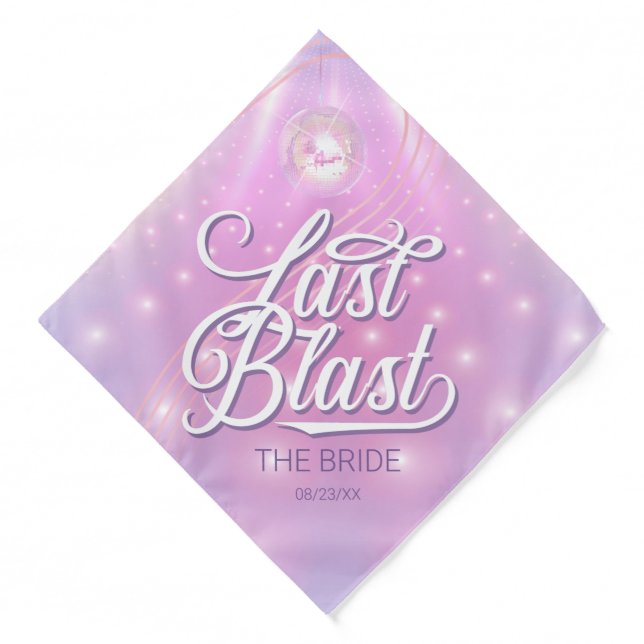 Last Blast Disco Bachelorette ID928 Bandana (Front)