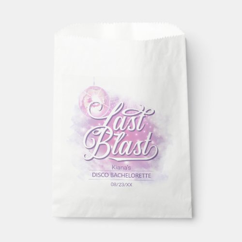 Last Blast Disco Bachelorette ID928 Favor Bag