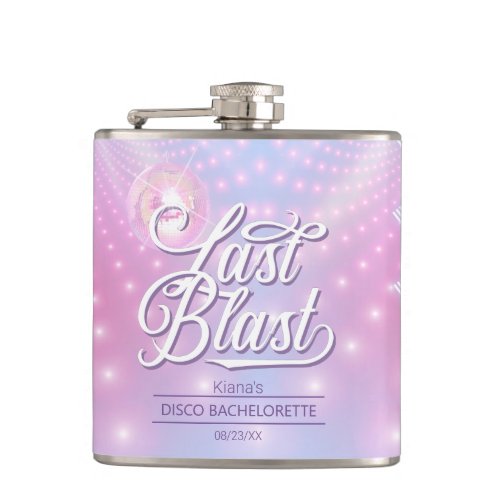 Last Blast Disco Bachelorette ID928 Flask