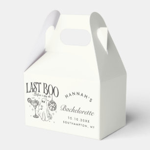 Last Boo Before I Do Bachelorette Halloween Party Favor Boxes