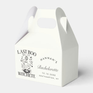 Last Boo Before I Do Bachelorette Halloween Party Favor Boxes