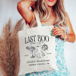 Last Boo Before I Do Bachelorette Halloween Party Tote Bag<br><div class="desc">Last Boo Before I Do Bachelorette Halloween Party</div>
