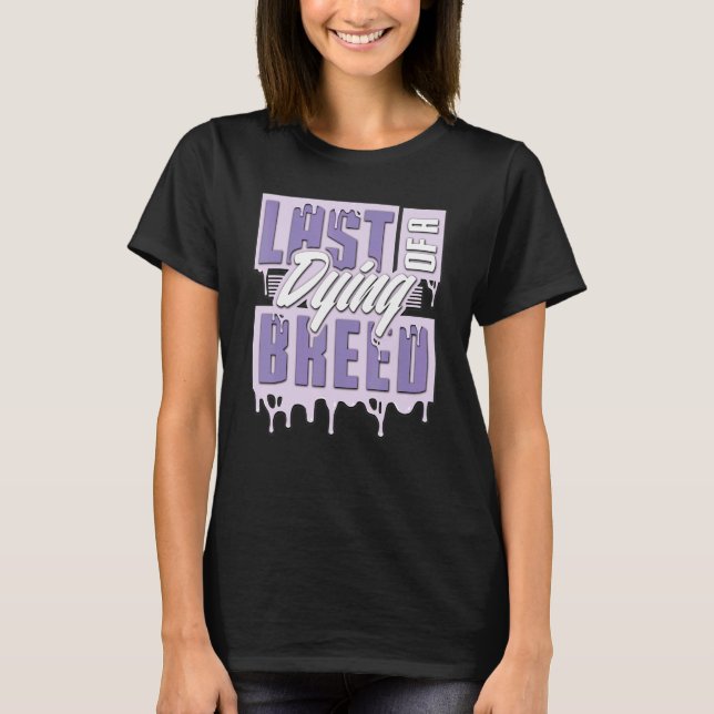 Last Breed Pure Violet 11s Matching T-Shirt (Front)