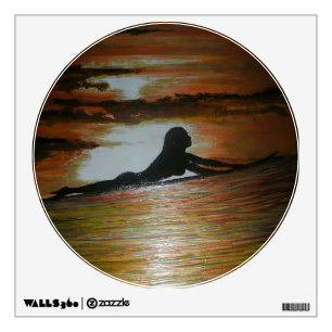 Last call last wave wall sticker