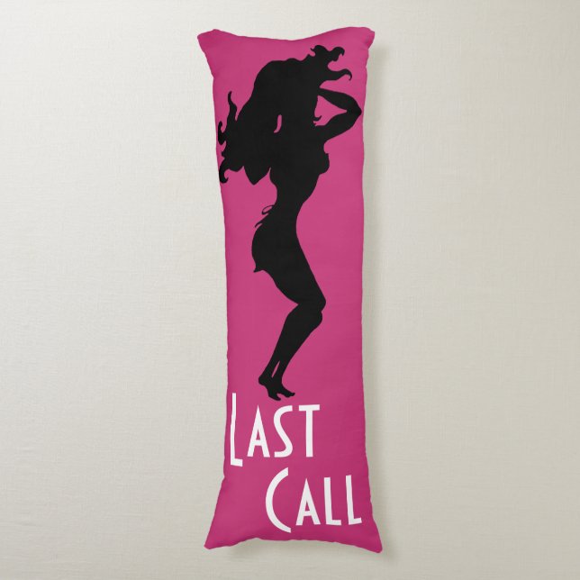 Last Call Waitress Body Pillow (Front Vertical)
