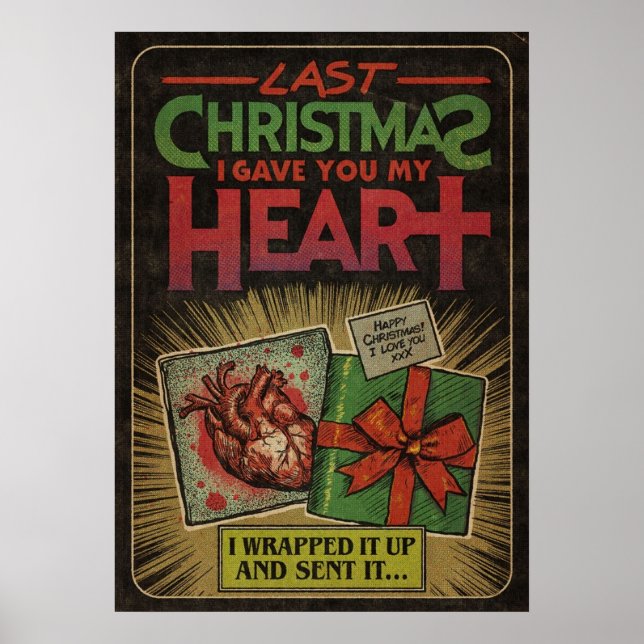 Last Christmas  Wham Poster (Front)