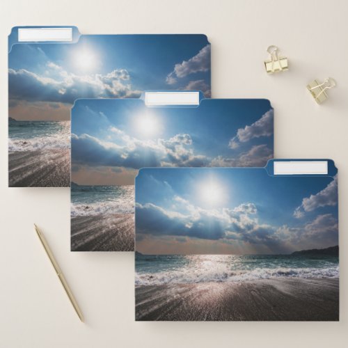 Last Day at the Beach File Folder