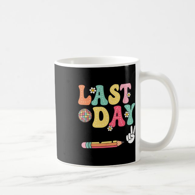 Last Day Autographs 2024-2025 Groovy Cute Last Day Coffee Mug (Right)