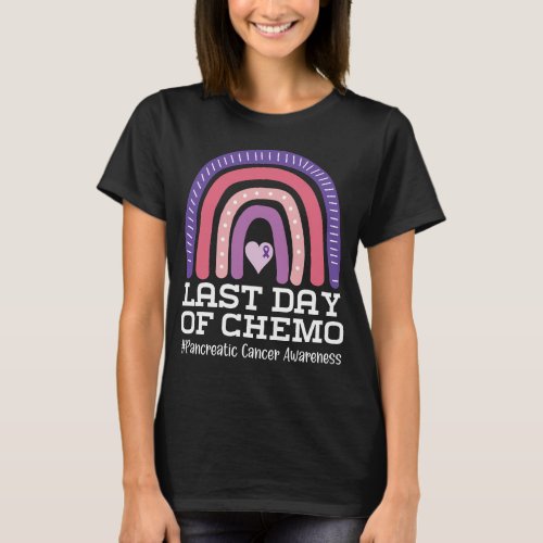 Last Day Of Chemo Pancreatic Cancer Awareness T_Shirt