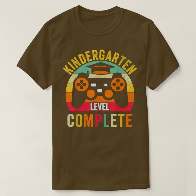 Last Day Of Kindergarten Shirt Level Complete Vide (Design Front)