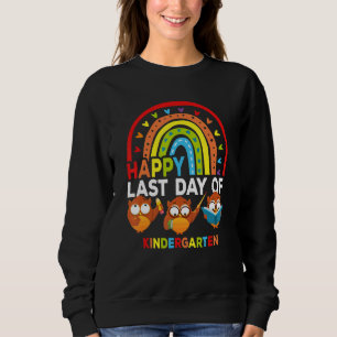 Last Day Of Kindergarten Teacher Student  Owls Rai Sweatshirt