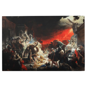 Last Day of Pompeii by Karl Bryullov Metal Print