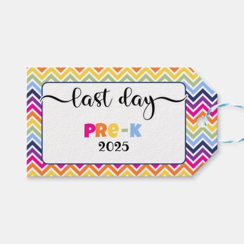 last day of pre_k photo prop sign gift tags