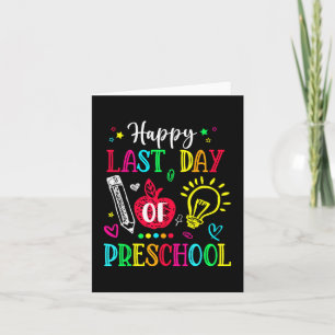 Last Day Of Preschool Hello Summer Graduation Gift Card