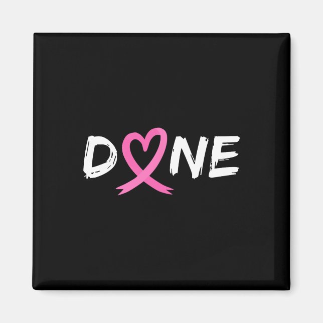 Last Day Of Radiation Chemo Breast Cancer Love Hea Magnet (Front)