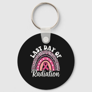 Last Day Of Radiation Chemotherapy Cancer Survivor Keychain