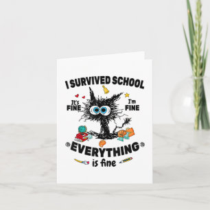 Last Day Of School  Card