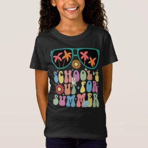 Last Day Of School Groovy School's Out For Summer  T-Shirt