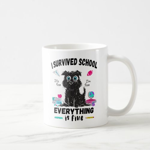 Last day of school I survived School  Coffee Mug